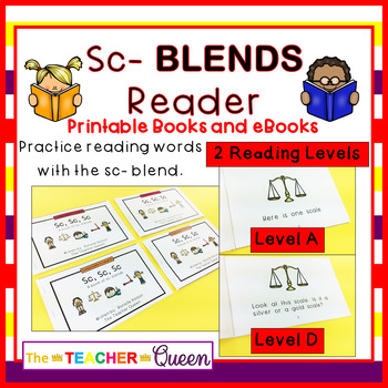 SC- Blend Readers Levels A and D (Printable Books and eBooks) | TpT