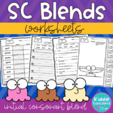 SC Blends Worksheets - Initial Consonant Blends