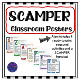 SCAMPER, A Creative Thinking Tool - Classroom Posters