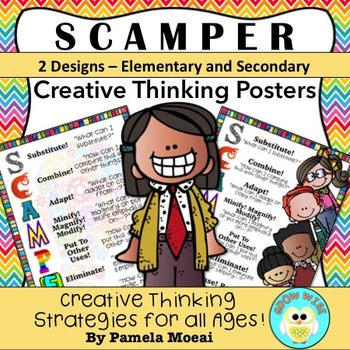 Preview of Creative Thinking "SCAMPER" Posters!