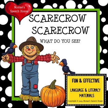 Preview of SCARECROW SCARECROW What Do You See?