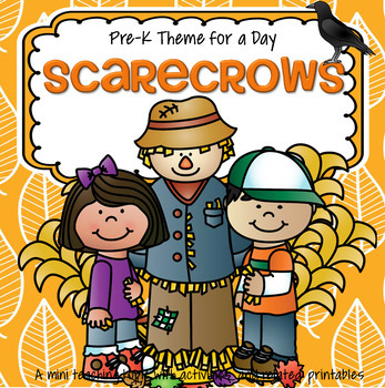 Preview of SCARECROWS Literacy and Math Centers and Activities for Preschool and Pre-K