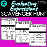 SCAVENGER HUNT ACTIVITY - Evaluating Expressions - DISTANC