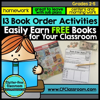 Preview of BOOK ORDER ACTIVITIES | BOOK CLUB | LITERATURE CIRCLES  | EARN FREE BOOKS