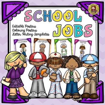 Preview of SCHOOL JOBS/WORKERS {SCHOOL COMMUNITY} BACK TO SCHOOL