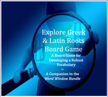 Preview of SCHOOL LICENSE Root Road Rally Board Game:  Exploring Greek & Latin Roots