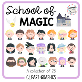 SCHOOL OF MAGIC - Harry Potter clipart graphics