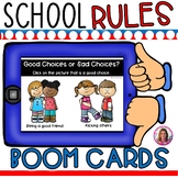SCHOOL RULES BOOM CARDS (Beginning of School Digital Activity)