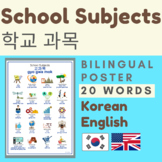 SCHOOL SUBJECTS Korean School Subject | Bilingual English 