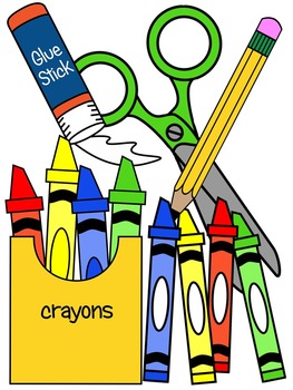 Image result for school supplies clipart