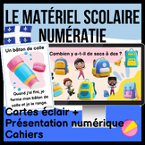 SCHOOL SUPPLIES + NUMBERS 1 - 10 | MATÉRIEL SCOLAIRE + NUM
