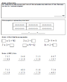 SCHOOL YEAR Worksheets for 3rd Grade Math Common Core aligned