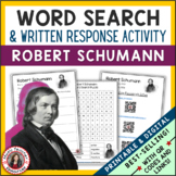 SCHUMANN Music Word Search and Biography Research Activity
