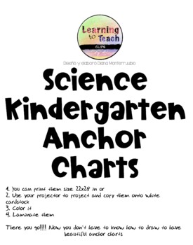 Preview of SCIENCE ANCHOR CHARTS/GRAFICOS ANCLA CIENCIAS
