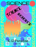 SCIENCE Academic Subject Decorative Poster Cards
