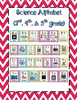 Preview of SCIENCE Alphabet STAAR Aligned