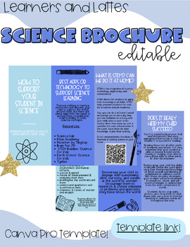 Preview of SCIENCE BROCHURE | FOR PARENTS