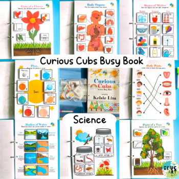 Preview of SCIENCE BUSY BOOK / LAMINATED VELCRO ACTIVITY / LEARNING BINDER