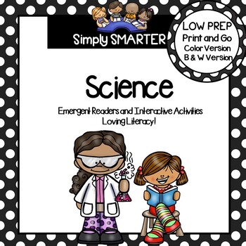 Preview of SCIENCE EMERGENT READER BOOKS AND INTERACTIVE ACTIVITIES BUNDLE