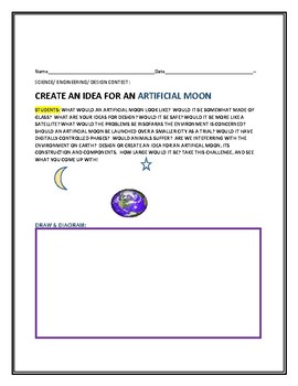 Preview of SCIENCE/ ENGINEERING/DESIGN: CONTEST TO DESIGN AN ARTIFICIAL MOON