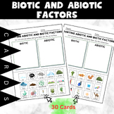 SCIENCE Ecology (ECOSYSTEMS): Abiotic & Biotic Factors Sor