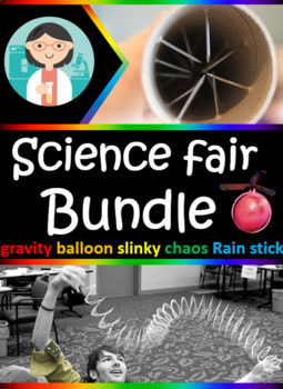 Preview of science projects bundle: 9 science fair projects and/or guided PBL curriculum
