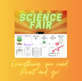 SCIENCE FAIR, SCIENCE EXPERIMENT TEMPLATE & SIMPLE RESEARC