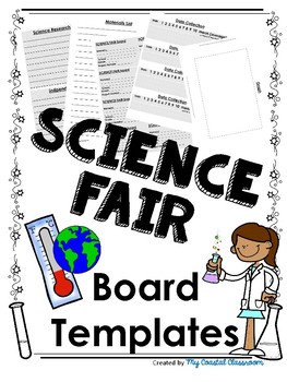 Preview of SCIENCE FAIR Templates for Presentation Boards