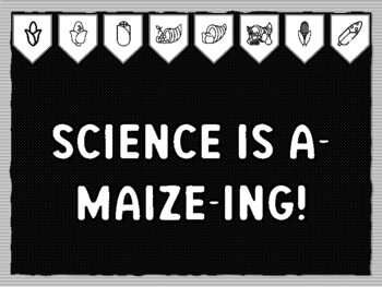 Preview of SCIENCE IS A-MAIZE-ING! Fall Harvest, Corn Theme Bulletin Board Kit