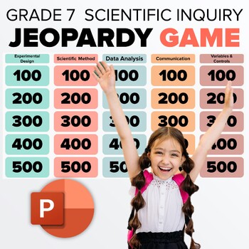 Preview of SCIENCE JEOPARDY GAME - Grade 7 Scientific Inquiry and Methods - PowerPoint