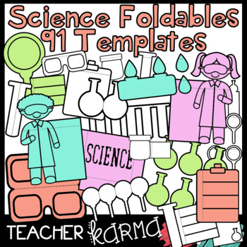 Preview of SCIENCE & LAB: 91 Foldables, Interactives, Flip Book Templates