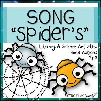 Preview of Spider Science Song and Literacy Activities "Spiders": Mp3 Tracks