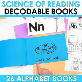 Science Of Reading Alphabet Books By Deedee Wills Tpt