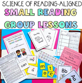 Small Reading Group Lessons Kindergarten | Unit 1 CVC WORD