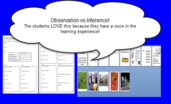 Preview of SCIENCE: Observation vs Inference Using Pictures