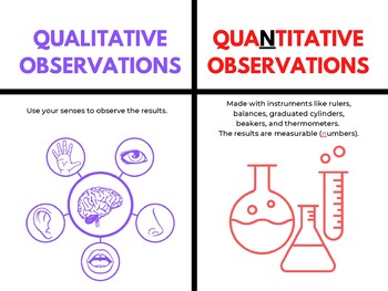 qualitative quantitative observations
