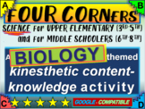 SCIENCE-THEMED FOUR CORNERS GAME - "BIOLOGY" EDITION