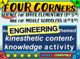 SCIENCE-THEMED FOUR CORNERS GAME - "ENGINEERING" EDITION