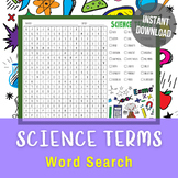 SCIENCE Word Search | STEAM Puzzle Word Search | Vocabular