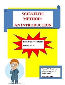 Preview of SCIENTIFIC METHOD POWERPOINT & GUIDED NOTES