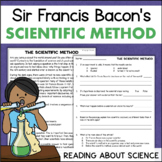 SCIENTIFIC METHOD Reading Passage Sir Francis Bacon 4th 5t