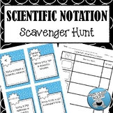 SCIENTIFIC NOTATION - SCAVENGER HUNT!  (TASK CARDS/SKILL B