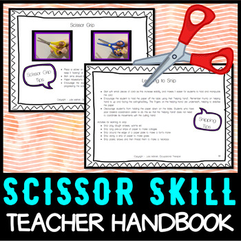 Cutting Practice: Teacher Handbook - How to Teach Scissor Skills