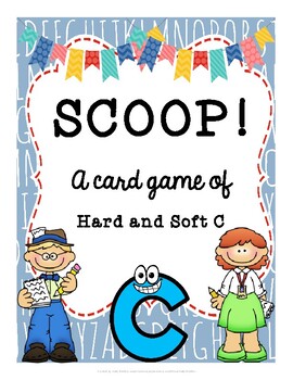 Preview of SCOOP! Hard and Soft C Reading Card Game