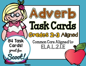 Preview of Adverbs Task Cards