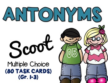 Preview of Antonyms Task Cards