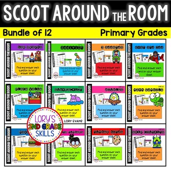 Preview of SCOOT Around the Room Math