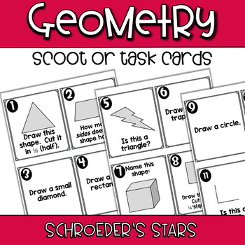 Preview of SCOOT! First Grade Geometry Review - 2D and 3D Shapes