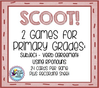 Preview of SCOOT!  Subject/Verb Agreement & Pronouns