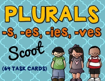 Preview of Plurals Task Cards